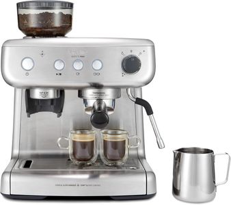 Breville Barista Max Espresso Machine – Integrated Grinder, Silver
