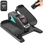 Under Desk Elliptical Machine – Electric Seated Pedal Exerciser for Seniors, Quiet with Smart Remote, 12-Speed Manual/Auto Modes, LCD Display, Bidirectional Motion, Easy to Store, Home/Office Workouts