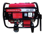 POWER HUB AK4000-3000 Watts OR 3KW Powered Self Start Generator With Heavy Duty Engine|Home & Commercial Use|Petrol Generator|Life Time Spare Support|1 Year Warranty