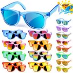 Kids Sunglasses Bulk - Party Favors for Kids 3-8, 24 Pack Neon Sunglasses with UV400 Protection, Kids Sunglasses Party Favors for Boys Girls, Goodie Bags Stuffers for Kids