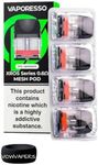 For Vaporesso Xros Pods 0.6ohm - 4 Pack Vaporesso Xros pod, Vaporesso Xros 3 mini pods, Vaporesso Xros 3 Pods, Vaporesso Xros mini, Vaper Vaporesso Pods, Vape Pods, Vaporesso Vape Kit - No Nicotine