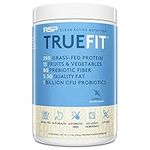 TrueFit Vanilla Protein Powder & Meal Replacement Shake - 25g Grass Fed Whey, Probiotics & Organic Superfoods for Gut Health, Non-GMO, Gluten Free, Vanilla 2 LB