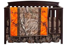 Carstens Camo 3-Piece Crib Sheet Set, Realtree AP Blaze