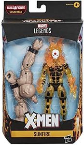 Marvel Hasbro Legends Series 6-inch Collectible Sunfire Action Figure Toy X-Men: Age of Apocalypse Collection, Yellow