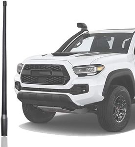 Anina 13 Inch Rubber Antenna Mast for 2000-2022 Toyota Tacoma Tundra 4 Runner Highlander FJ Cruiser Radio Signal Reception Flexible Car Wash Proof