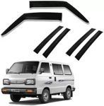 Aniitek for Non-convertibles Rear, Front Wind Deflector (Tinted Maruti Omni Van)