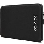 DOMISO 15.6 inch Laptop Sleeve Bag Shockproof Protective Carrying Case Waterproof Light Weight Handbag Compatible with MacBook/HP/Dell,Black