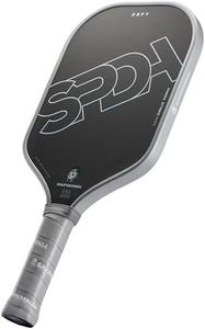 SpartanPanda Pickleball Paddles with Toray T700 Carbon Fiber |Professional 16mm Elongated Lightweight Edge Pickle-Ball Racket for Pro Control Players|Power& Spin & Consistency|USAPA Approved Sliver