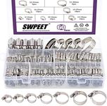 Swpeet 60Pcs Assorted Sizes Hose Cl