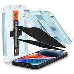 Spigen Tempered Glass Screen Protector [Glas.tR EZ FIT - Privacy] designed for iPhone 14 Plus/iPhone 13 Pro Max - 2 Pack