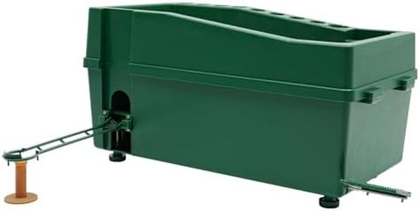 CRYBY Automatic Golf Tee Machine, Powerless Golf Ball Dispenser Machine Golf Club Organizer, Automatic Golf Ball Teeing Device Training Machine with Foot Pedal, Capacity 100 Golf Balls(Not Included)