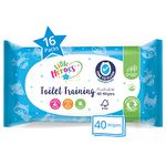 Little Heroes Baby Wipes, Toilet Training Wet Wipes for Sensitive Skin, Fragrance Free (16 packs x 40 wipes totaling 640 wipes)