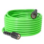 1/4-in Cold Water FleXoMaxx Pressure Washer Hose, 4000 psi, M22 Connector, 50 ft