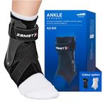 Zamst Premium Ankle Brace (DZT6001RM), Japanese Collaboration, Adjustable Compression Sleeve for Sports, Heel Pain & Plantar Fasciitis Relief, Right Ankle, Medium, Pack of 1
