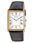 Seiko Men's Analogous Quartz Watch with Leather Strap SWR052P1