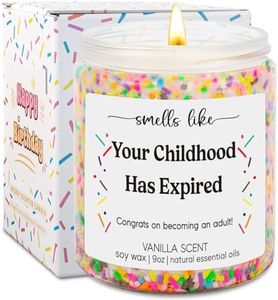 GSPY 18th Birthday Candles - 18th Birthday Gifts for Girls, Boys - 18 Year Old Girl Birthday Gifts - Funny Turning 18, Happy 18th Birthday Gifts for Daughter, Son, Granddaughter, Niece, Friend