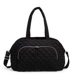 Vera Bradley Women's Performance Twill Weekender Travel Bag, Black, One Size