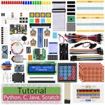 Freenove Ultimate Starter Kit for Raspberry Pi 5 4 B 3 B+ 400 Zero 2 W, 962-Page Detailed Tutorial, Python C Java Scratch Processing Code, 223 Items, 128 Projects (Raspberry Pi NOT Included)