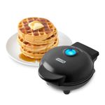 Black : Dash DMW001BK Mini Waffle Maker, Black