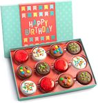 A Gift Inside Birthday Deluxe Chocolate Dipped Oreos Gift Box - 12 pc