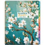 Teacher Planner 2025-2026 - Teacher Lesson Planner 2025-2026 with Colorful Tabs, 8.3" x 11", 25-26 Teacher Planners Academic Year from July 2025 to June 2026, Lesson Plan Book for Teachers - Floral
