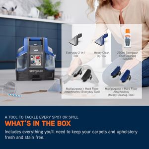 VAX SpotWash Duo Spot Cleaner – Portable Carpet & Upholstery Cleaner