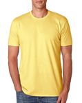 Next Level Mens T-Shirt, Banana Cream, Medium