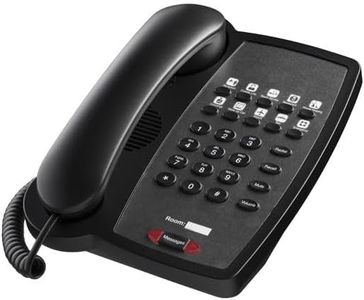 Oricom HP200 Hotel Phone with Message Wait Indicator and Speakerphone - Corded, Motel, Hospital, Commercial, Speaker, Service Buttons, Message Waiting, Data Port, Ringer Switch, Telephone