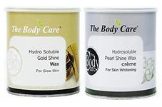 The Body Care Women Gold Shine Wax - 700G & Pearl Shine Wax - 700G | Combo Pack | Radiant And Luminous Hair Removal