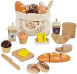 PairPear Wooden Bakery Toy Food Pla