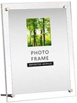 Modern Acrylic Photo Frame - Desktop/Free Standing (6x8 inches)