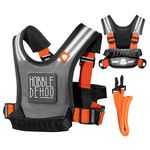 Hobbledehoo Active Child Harness, Safety Harness For Kids & Toddlers Aged 2-7 Years, Child Harness For Walking & Supporting SEN and Special Needs (Orange Harness with Leash)