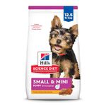 Hill's Science Diet Puppy Small & Mini Chicken Meal & Brown Rice Recipe Dry Dog Food, 12.5 lb bag