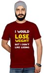 Workshop Graphic Printed T-Shirt for Men & Women | Funny Quote T-Shirt | Weight Lose T-Shirt | Sarcasam T-Shirts | Half Sleeve | Round Neck T Shirt | 100% Cotton T-Shirt Cool Tee Shirts Maroon