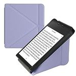 kwmobile Origami Case Compatible with Kobo Libra 2 Case - Slim PU Leather Cover with Stand - Lavender