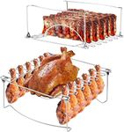 3-in-1 Rib Rack for Smoking & Chick