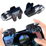 Mobile Controller Gaming Triggers Joystick Game Phone L1R1 L2R2 Accessories for PUBG Call of Duty Compatible with iPhone iOS Android Smartphone