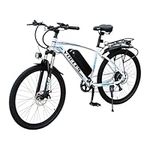 26" Electric Bike for Adult. 2601 eBike with 250W High-Speed Brushless Motor. Electric Bicycle Built-in 36V-8AH Removable Li-Ion Battery, Shimano 7 Speed, G51 LCD Display, Dual Disc Brake