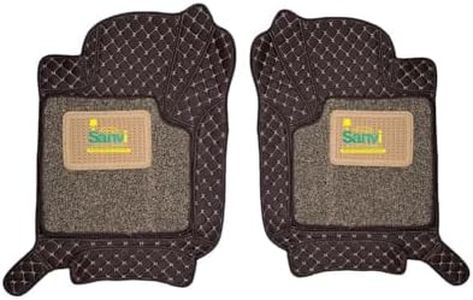 9D Premium Car Foot Mat for Honda Civic Launching to 2019 | Luxurious & Elegant Look, 100% Waterproof and Dust Proof | Custom Fitted Car Floor Tray Mat (Coffee)