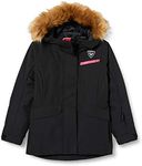 Rossignol Parka Jacket Ski Jacket, Girls, Girls, RLIYJ23, Black, 8 Years