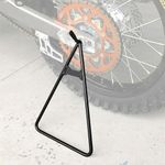 AnXin Motorcycle Stand Dirt Bike Stand Kickstand Universal for 80-500cc Supermoto Motocross Enduro Pit Bike - Black