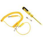 Car Electrical Circuit Tester, Keenso 6V/24V Voltage Long Probe Test Pen Pencil Light Bulb for Low Voltage Systems, Fuse, Switch, Wires(Yellow)