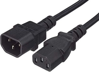 PremiumCord Alimentatore per PC 230V 3m, Prolunga IEC 320, Presa di Corrente, IEC 320 C13 a C14, Cavo di Alimentazione, Colore Nero