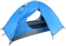 Azarxis 1 2 3 Person 3 Season Professional Backpacking Tent, Double Layer Dome Tents Easy Setup Waterproof for Camping Hiking Traveling with Carry Bag (Blue - 1 People - 3 Season)