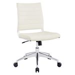 Modway Jive Mid Back Office Chair, White