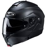 HJC C91 Men's Street Motorcycle Helmet - Semi-Flat Black / Large