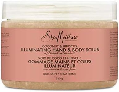 Shea Moisture Illuminating Hand & Body Scrub for dull skin Coconut & Hibiscus gluten free 340 g