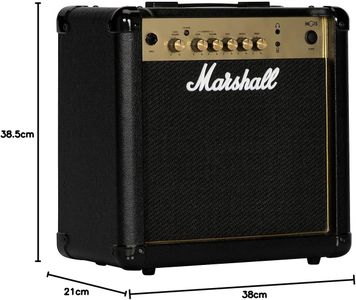 Marshall MG15G Guitar Amp – 15W, Black and Gold
