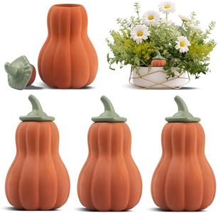 Giaamitiacl 4 Pack Terracotta Watering Spikes Terra Cotta Self Globes Waterer for Automatic Watering Plants Indoor/Outdoor While on Vacation