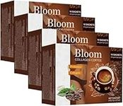 Bloom Coffee Collagen from Japan, Nutritionist Recommended, Organic Coffee Collagen for Women and Men (4Boxes)